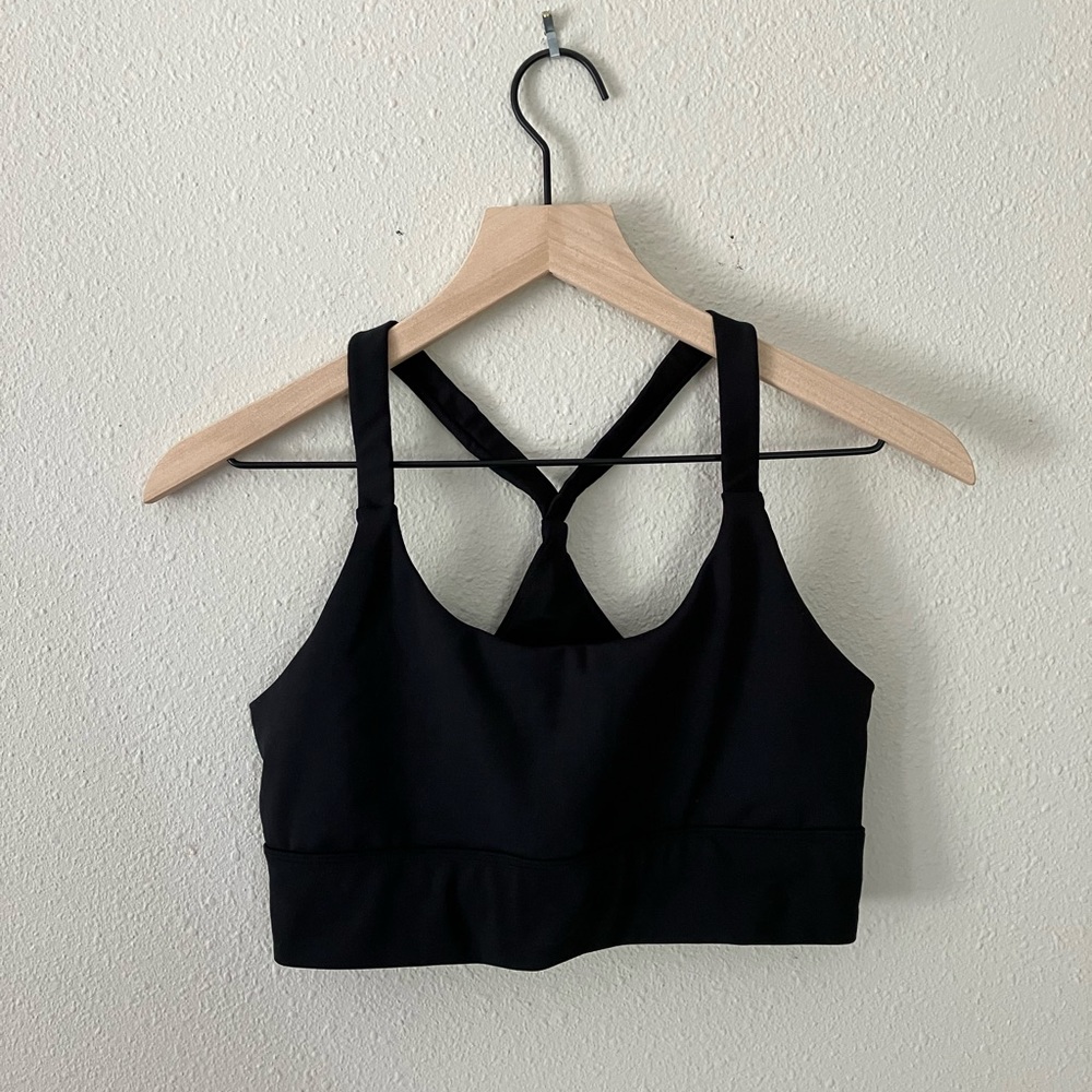 Natori Impact Racer Bralette | Longline | Light Impact | Yoga Barre Pilates | M